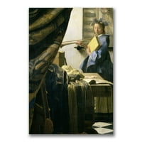Zaštitni znak likovne umjetnosti Umjetnički studio platna zidna umjetnost Jan Vermeer